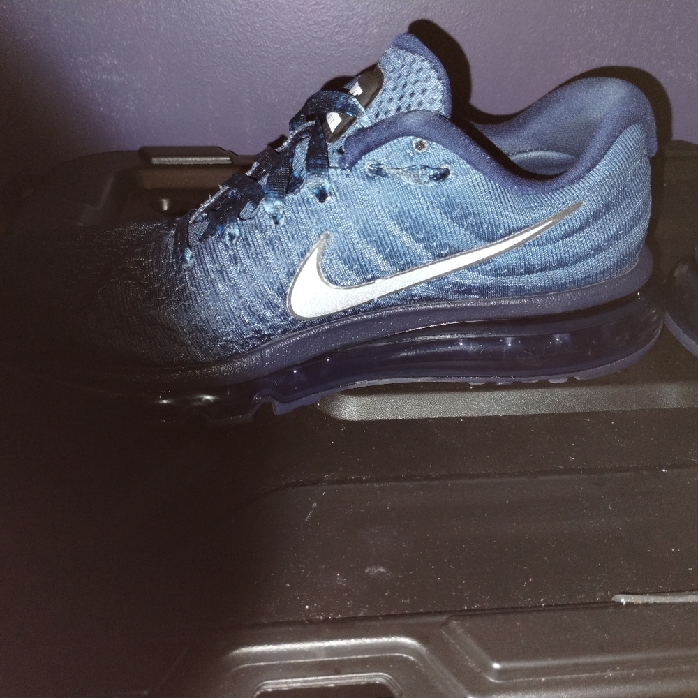 Nike Deep Blue and White Sneakers